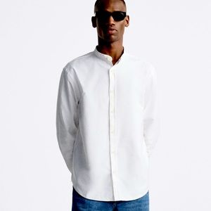 🔥🔥 NWT ZARA MENS WHITE BUTTON DOWN 🔥🔥